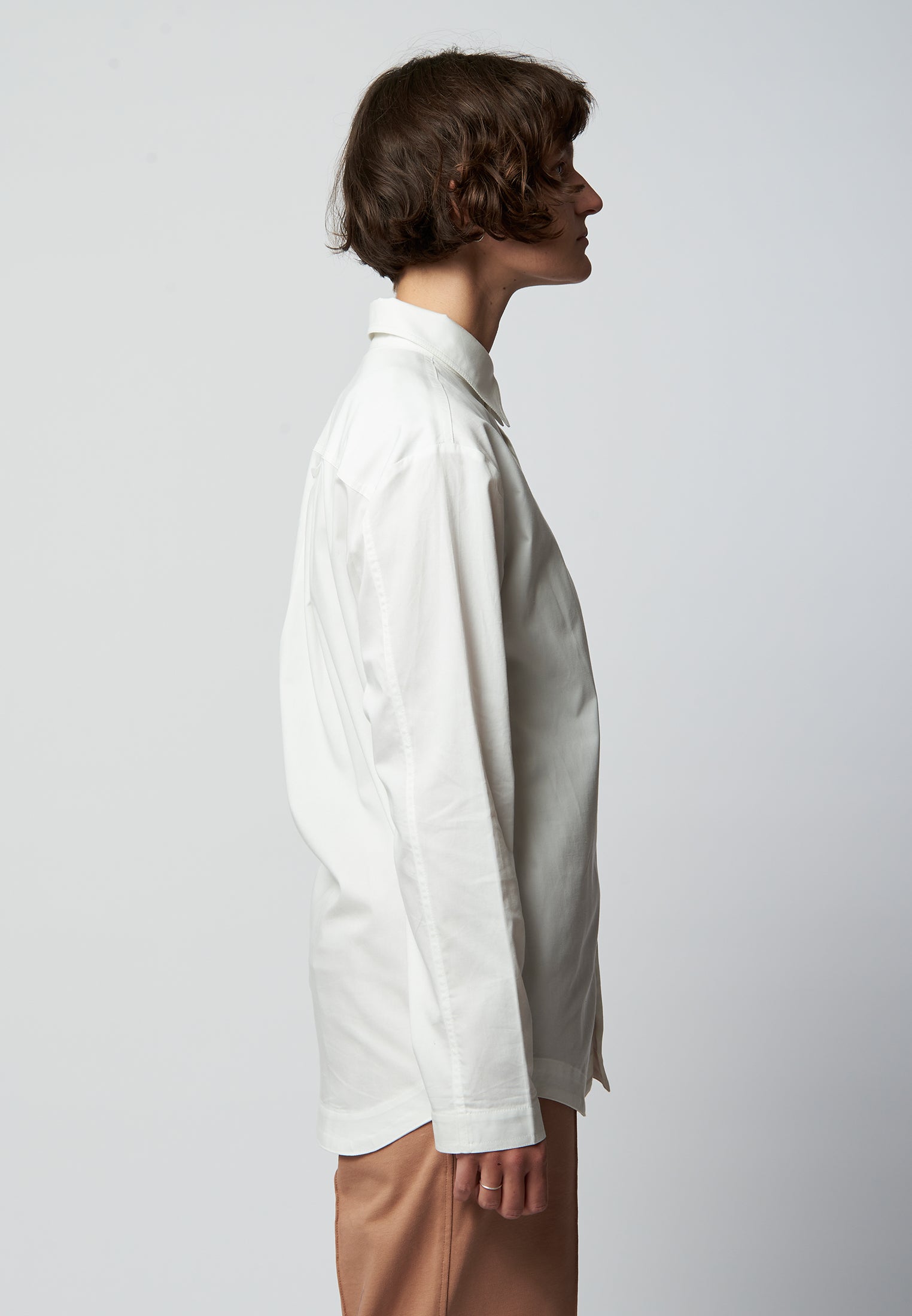 ARLO Weißes Twill-Hemd aus reiner Bio Baumwolle