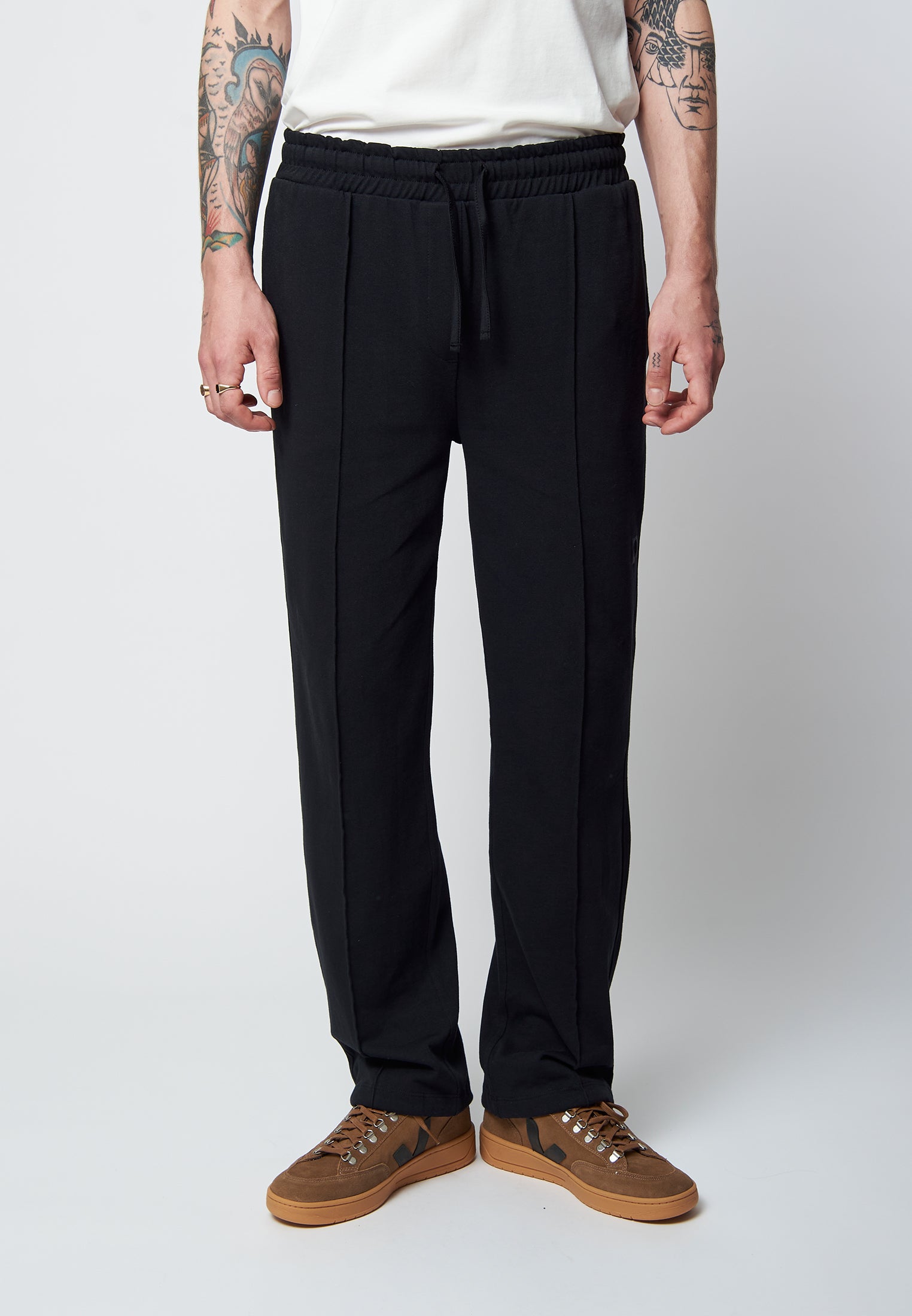Organic cotton pants SIDE in black